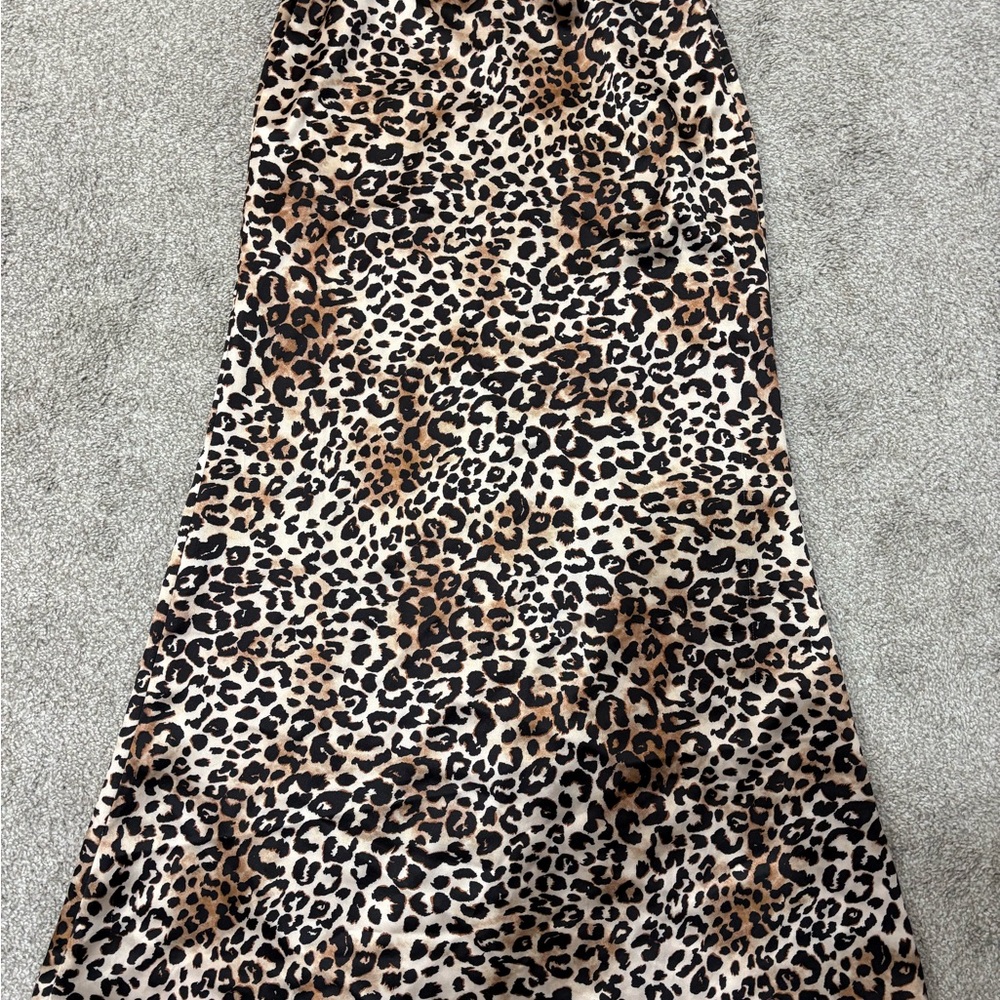 Leopard Print Women's Skirt